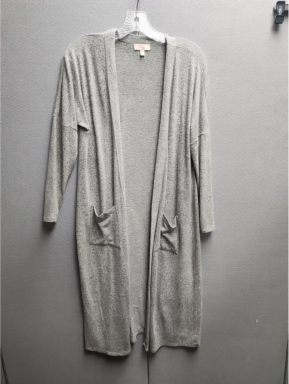 GB Girls Long Gray Boho Cardigan XL Soft